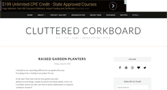 Desktop Screenshot of clutteredcorkboard.com