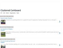 Tablet Screenshot of clutteredcorkboard.com